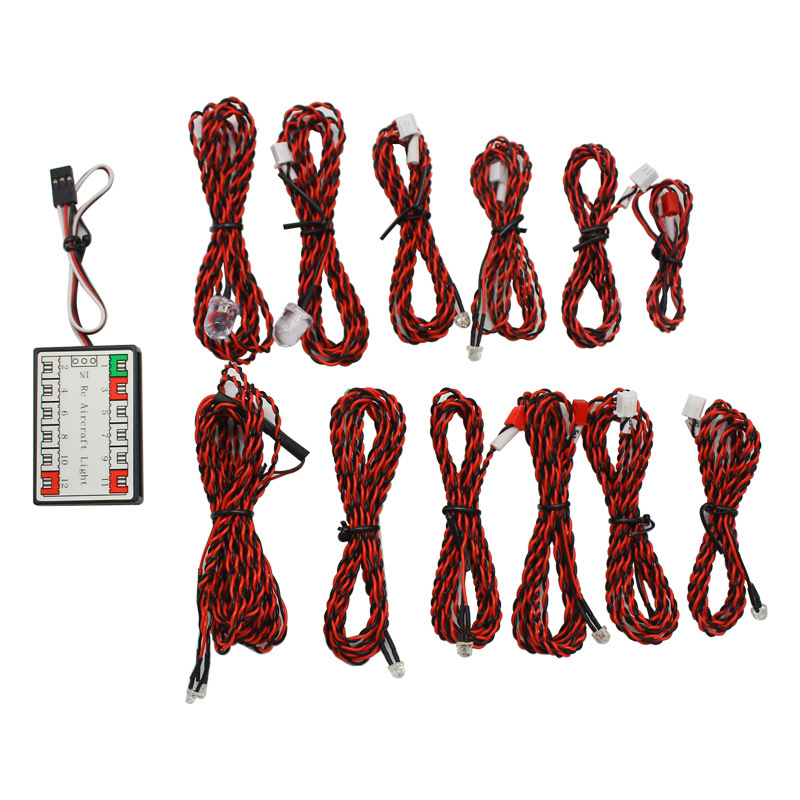 New Aircraft Light Set 12 Lights Straw Hat Lights 10mm Lights