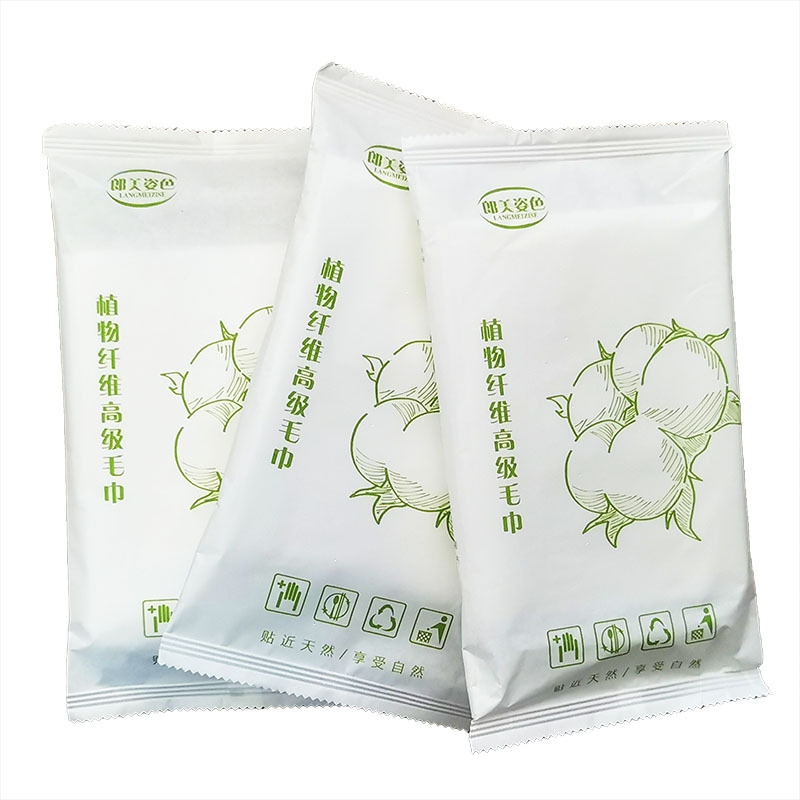 2 Pack Disposable Hairdressing Towel Barber Shop Absorbent Towel Hotel Homestay Bath Sauna Rubbing Thickened Towel