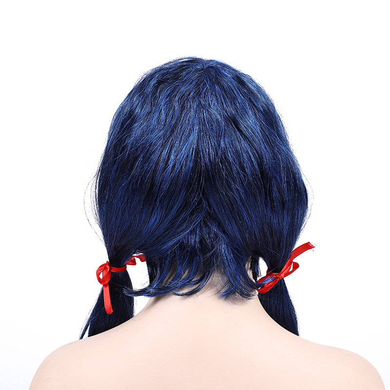 Ladybug Girl wig Miraculous LadybugCOSPLAY blue wig black cat wig wholesale
