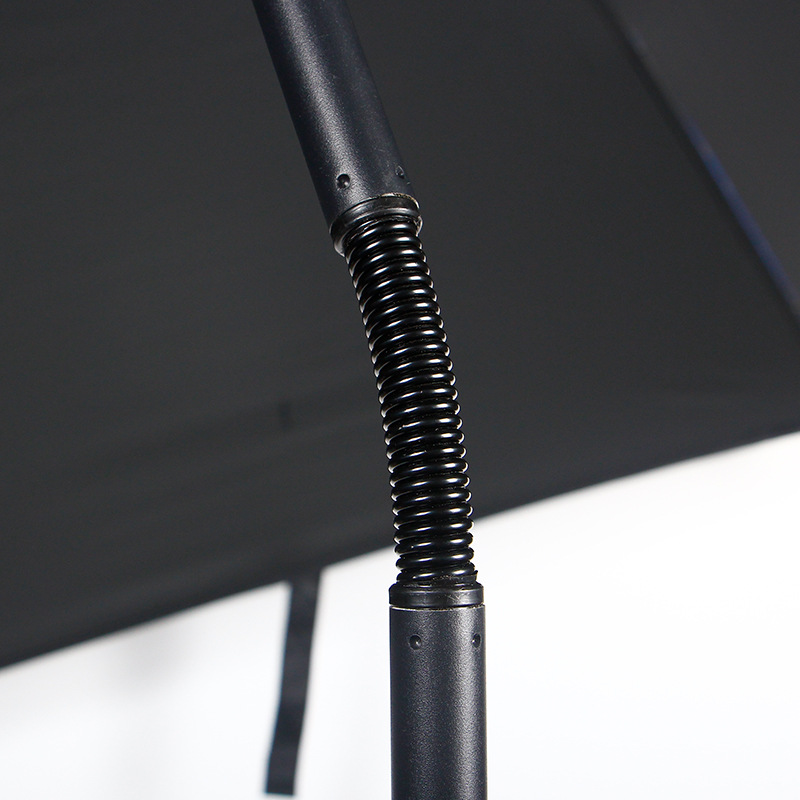 Factory wholesale fishing umbrella 2\2.2 meters double Universal black rubber sunscreen rainproof fishing umbrella sun umbrella fishing gear