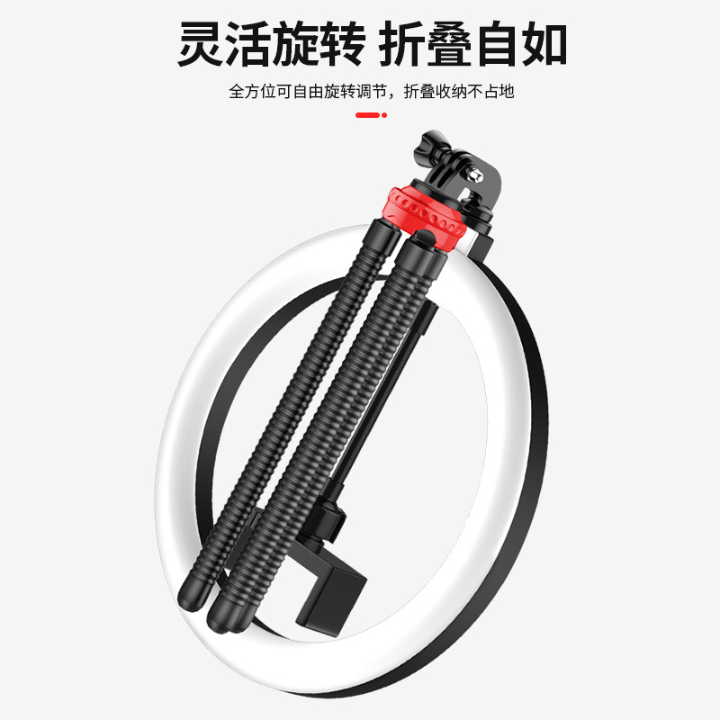 Factory direct batch shooting beauty LED fill light lightweight multifunctional mobile phone tripod stand live light