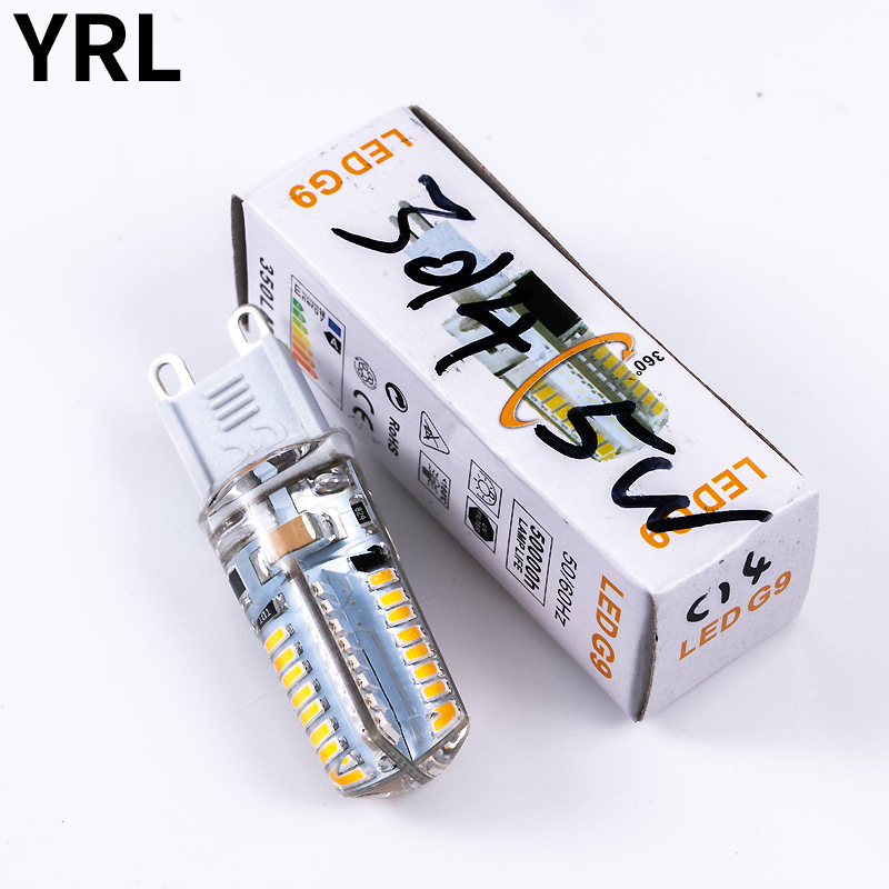 Ledg9 Lamp Bead Pin High Voltage Ac220V Crystal Lamp Plug Super Bright G9 Light Source Mirror Energy-Saving Corn Lamp Bead