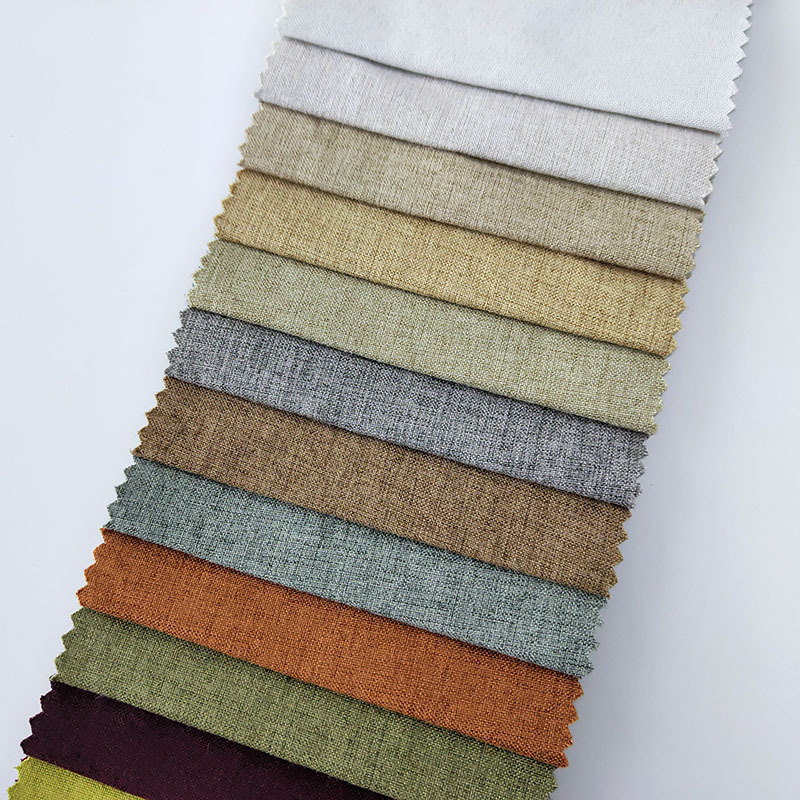 300D sanding fine linen fabric cotton linen fabric Pillow sofa fabric wholesale imitation linen fabric