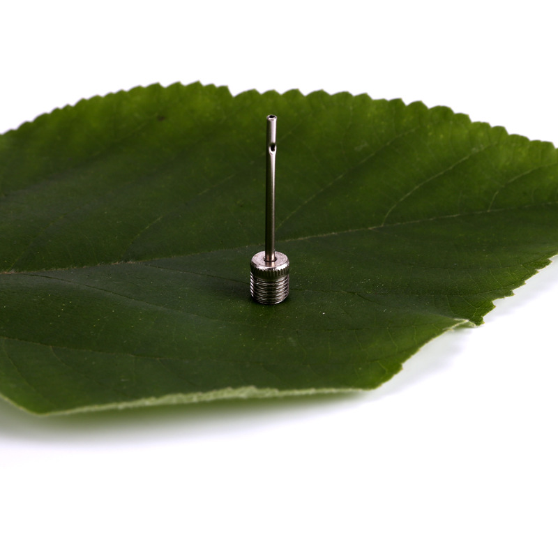 Factory wholesale steel air needle pump ball needle basketball football volleyball stainless steel American metal air needle with hole