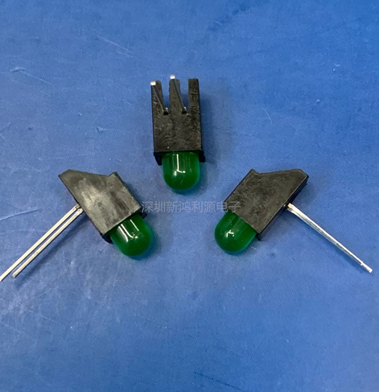 Держатель светодиода LED5MM с одним отверстием, индикатор зеленого цвета, абажур F5led 5MM