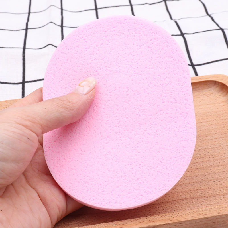 Facial Cleansing puff natural sponge facial cleansing puff seaweed sponge Yiwu beauty products factory powder puff wholesale