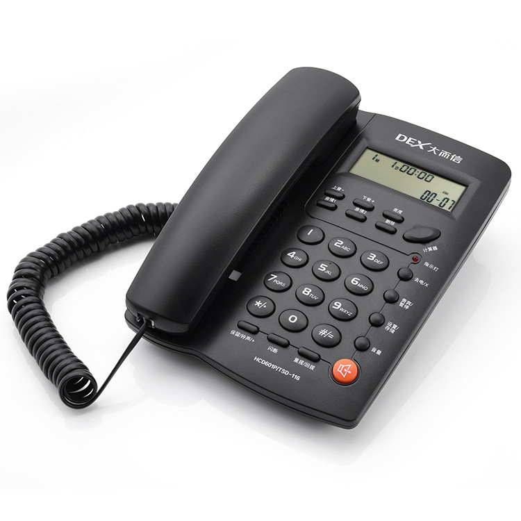 Big and letter TC-9200 caller ID business home office phone hotel phone battery-free landline cross-border