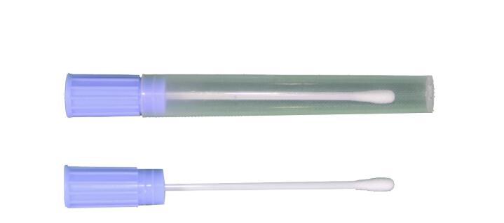 Биологический сертификат ватная палочка HXMQ-V-DNA биологический сертификат экстракции ватная палочка (защитная трубка - отверстие для дыхания)