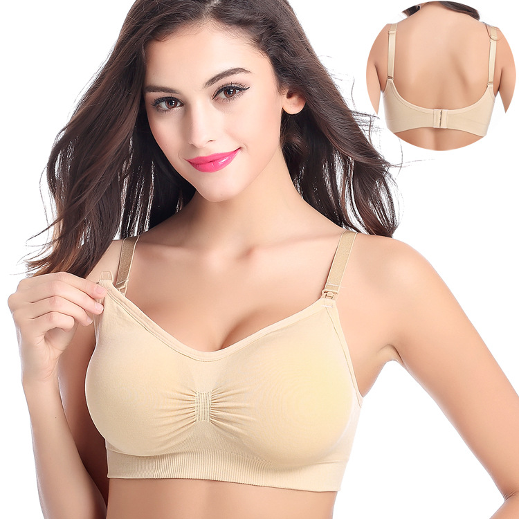 Pregnant women seamless bra wireless plus size nursing bra nursing push up underwear