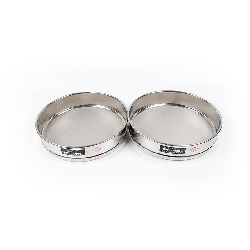 Stainless Steel Standard Sieve Experimental Inspection Sieve with Wire Woven Mesh Food Stone Sand Drug Sample Sieve