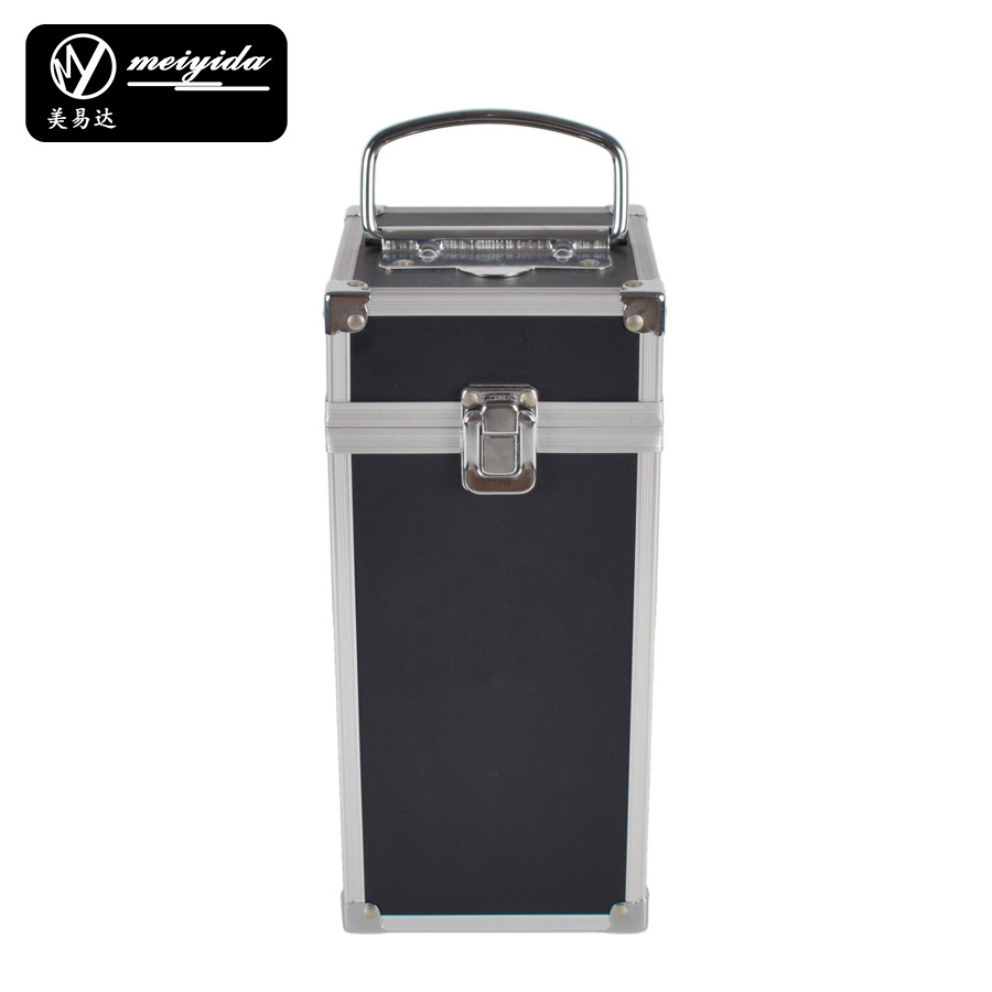 Портативная винная коробка из алюминиевого сплава, высококачественная, для одной бутылки красного вина