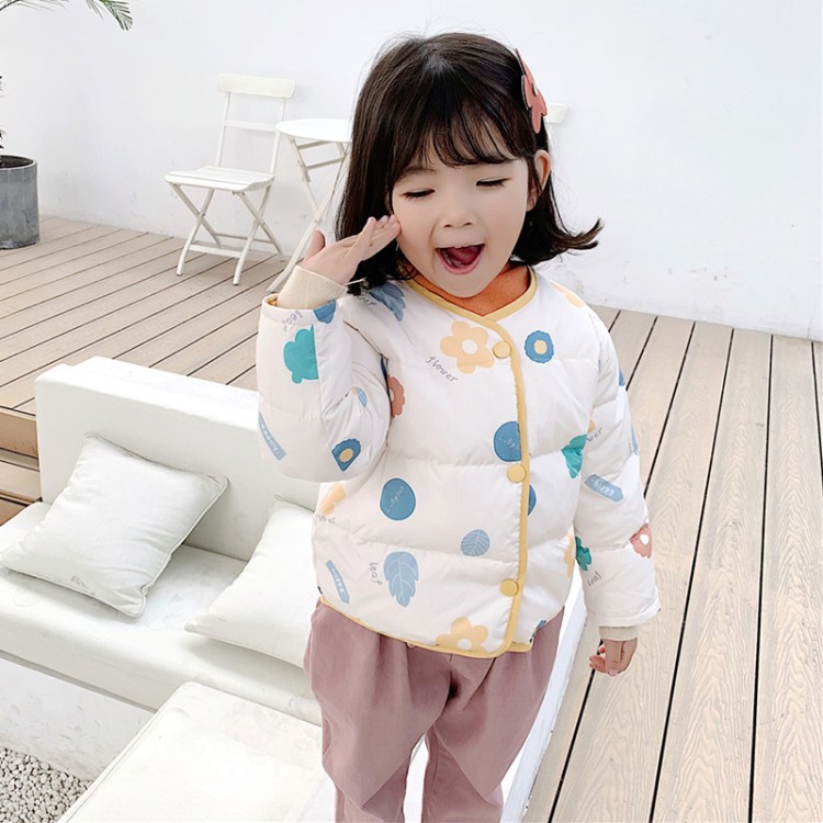 Детская куртка с утеплителем, новая, для мальчиков и девочек, легкая, зимняя