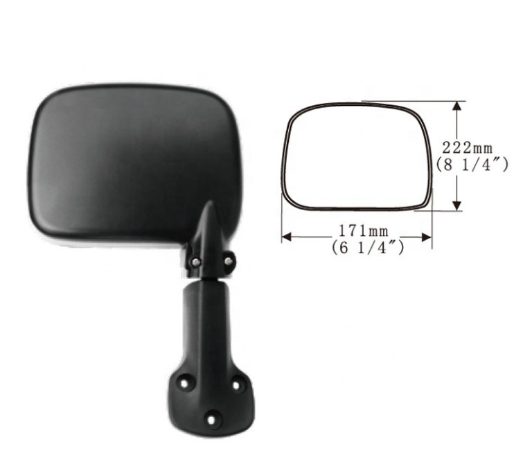 Suitable for Toyota Hiace 05-22 Tailgate Floor Mirror Hiace200 Tailgate Floor Mirror Floor Mirror