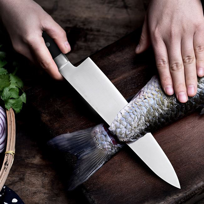 Guan Ju beef knife sushi knife cooking knife bayonet bar fruit knife chef knife split knife Western chef knife