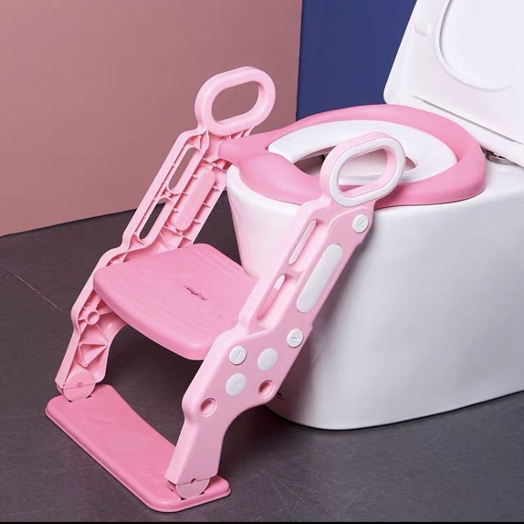 Factory Direct auxiliary toilet ladder children toilet ring supplies infant baby ladder folding toilet