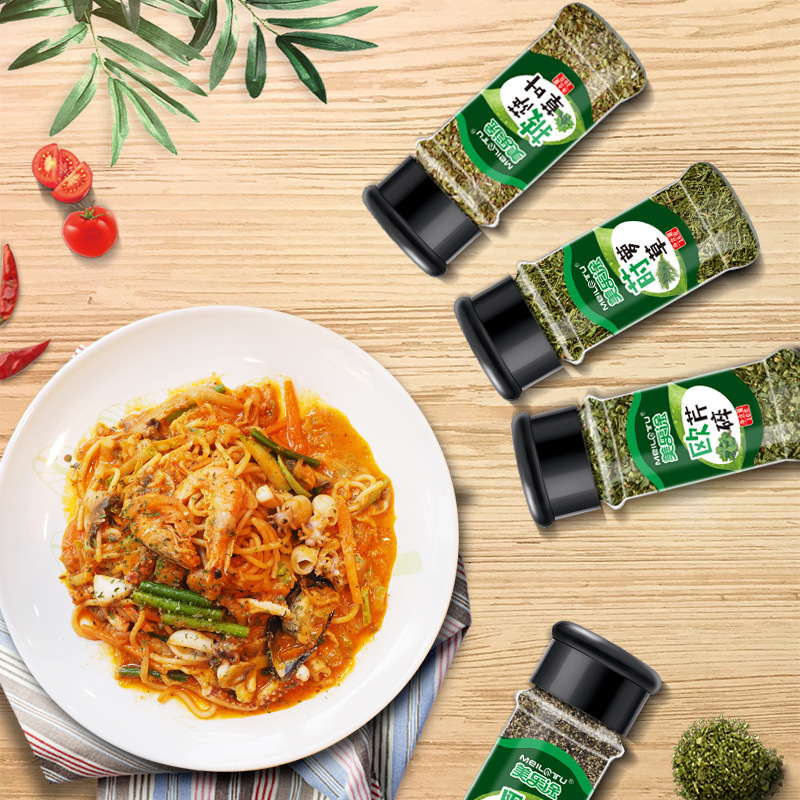 Western seasoning Rosemary Baili parsley dill spice pizza grass black pepper shredded basil 7 bottles combination