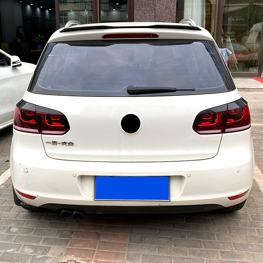 Suitable for Volkswagen Golf 6 Golf 6 Height 6 Ordinary Edition Gti R Rear Headlight Eyebrow Car Sticker Exterior Modification
