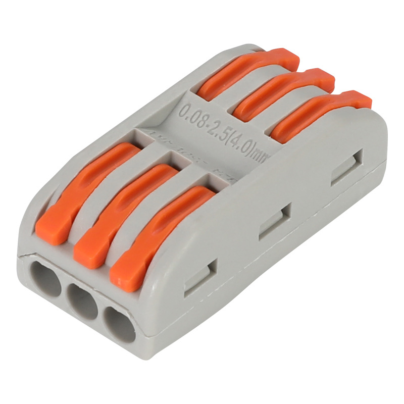 Factory Direct 2-2 2-3 2-4 fast wire connector 4 flat multi-core wire soft and hard wire Universal Parallel Device