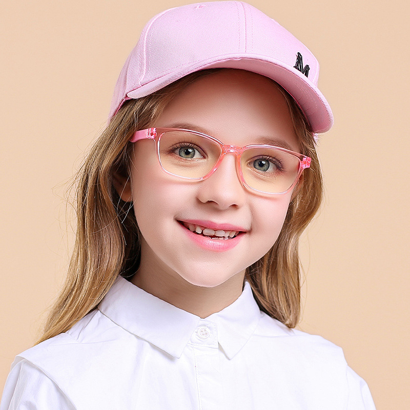 Children's fashion Anti-blue light glasses children TR90 goggles mobile phone computer anti-blue light frame YKF8140