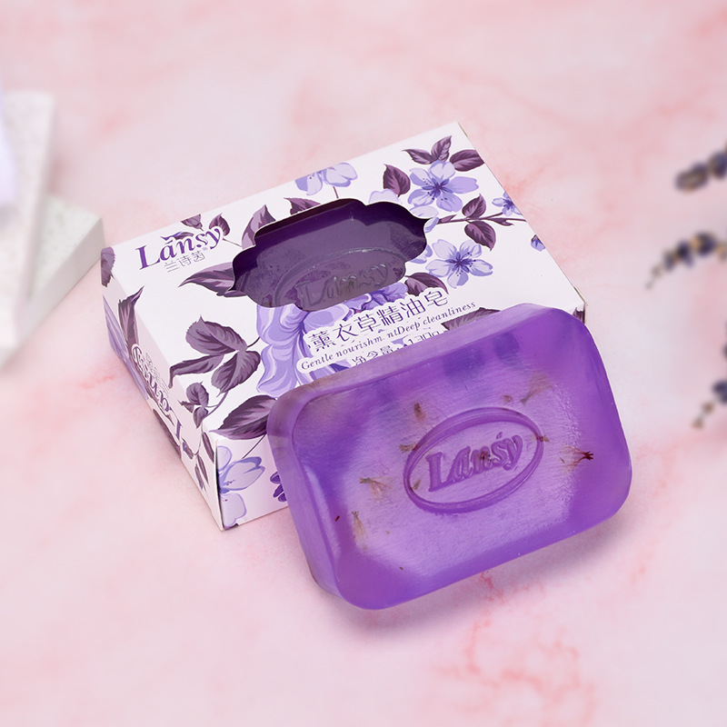 Lavender handmade soap essential oil soap face washing soap facial cleansing soap bath soap exfoliating hydrating moisturizing shrink pores