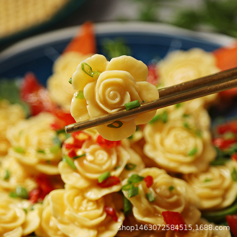 Vegetarian Abalone, Peony Flower, Barbecue Hot Pot Buffet Banquet, Spicy Hot Pot, Oden Cooking, Semi-Finished Konjac Ingredients Wholesale