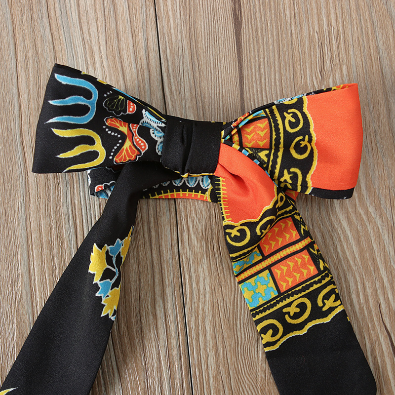 Girls European and American Kidsren's African Bohemian Style Sleeveless Suspender Dress Long Skirt Two-piece Set Kidsren's Clothing ins