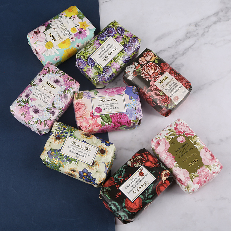 Factory supply soap 200g essential oil fragrance soap handmade soap aromatic overflow moisturizing essential oil soap