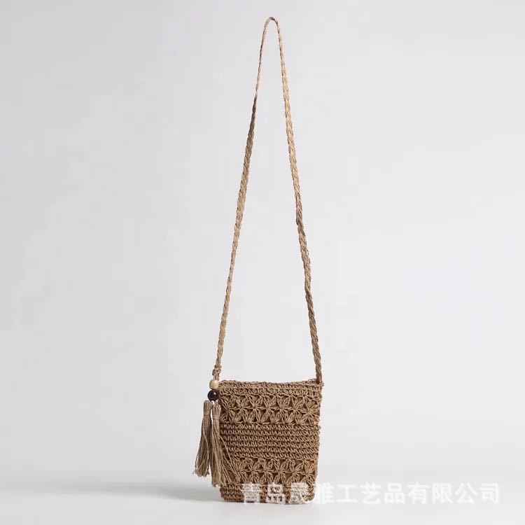 Bohemian Style Fashion Beach Bag New Style Straw Woven Bag European and American Popular Woven Bag