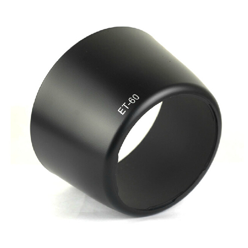 ET-60 lens hood suitable for Canon 55-250 lens 75-300 1300D 1200D 58mm reverse buckle