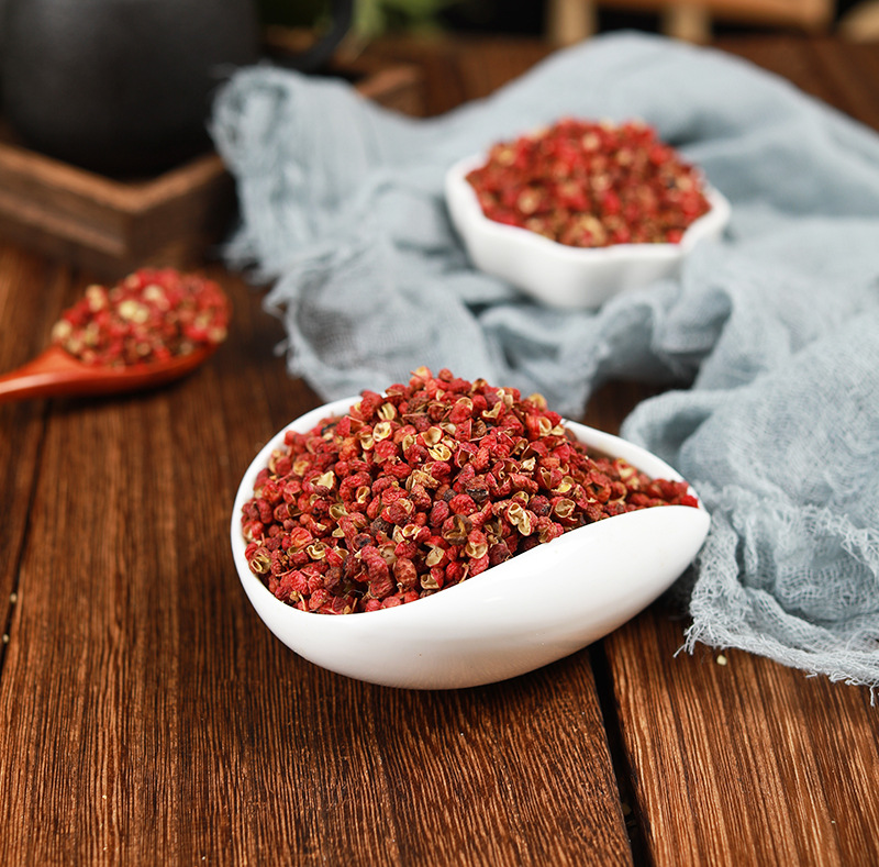 Shandong pepper 500g wholesale red robe pepper Laiwu red pepper dry goods Green Pepper Mountain Pavilion pepper grain