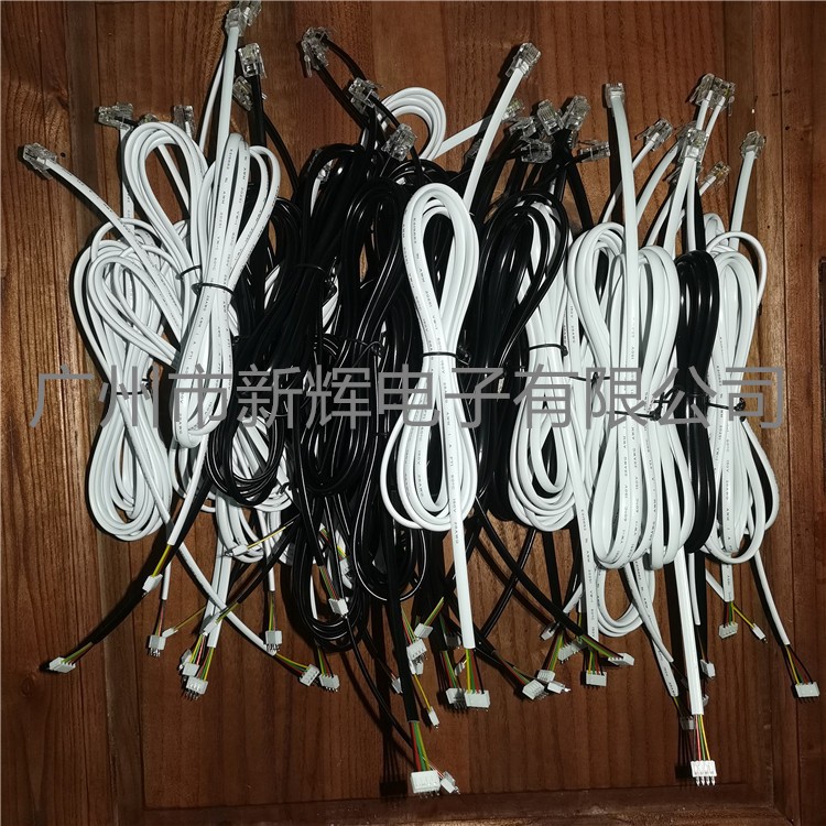 Telephone line 2-Core 4-core 6-core 8-core 10-core Crystal Head flat network cable jumper signal communication wire processing terminal