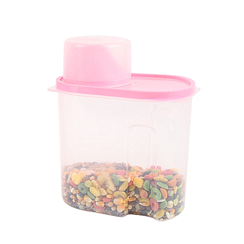 Dog Grain Bucket Cat Grain Bucket Sealed Moisture-proof Plastic Pet Grain Storage Bucket Grain Rabbit Grain Storage Tank Hamster Grain Storage Bucket