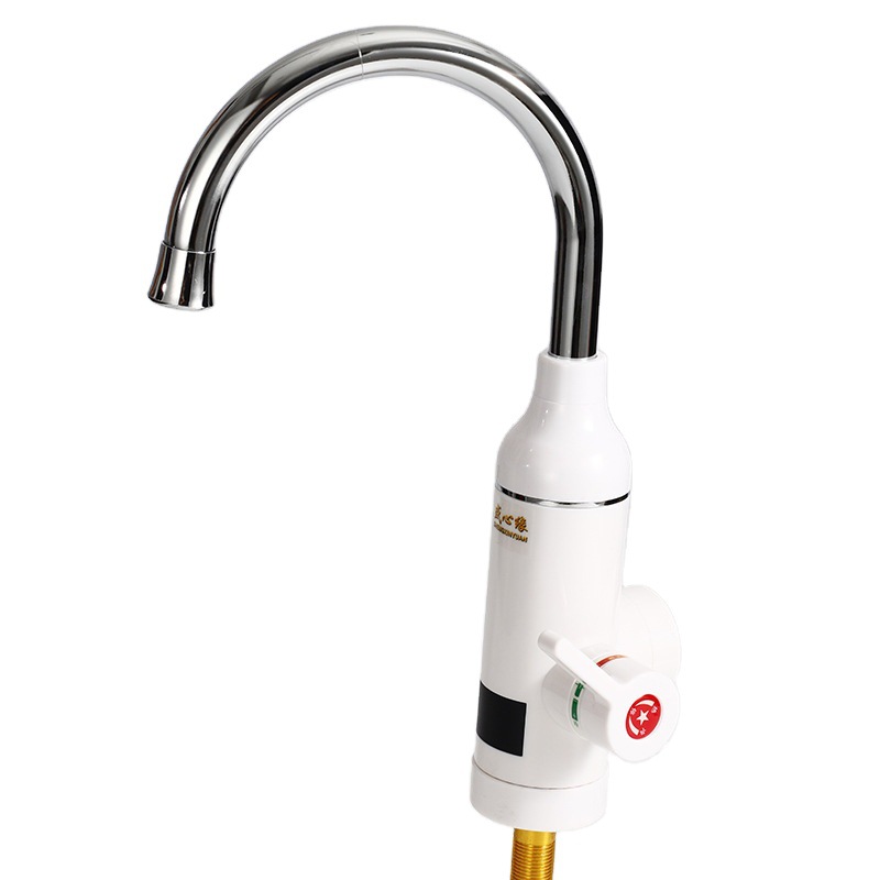 Electric Heating Faucet Household Kitchen and Sanitary Quick-heating Cold and Hot Display Dual-purpose Instant-heating Water Heater Thermostatic Heating Faucet