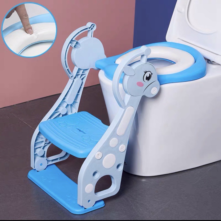 Factory Direct auxiliary toilet ladder children toilet ring supplies infant baby ladder folding toilet