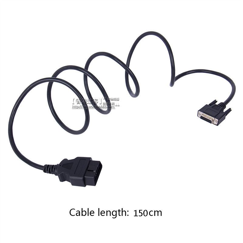 Factory Customized OBD to DB26 extension cable 26PIN serial port line obd2 Cable 16-pin 16-core adapter cable
