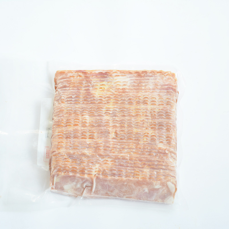 Bacon meat slices become super value bacon 1kg 22*4cm baked barbecue pizza hand-made pancakes commercial about 42 pieces