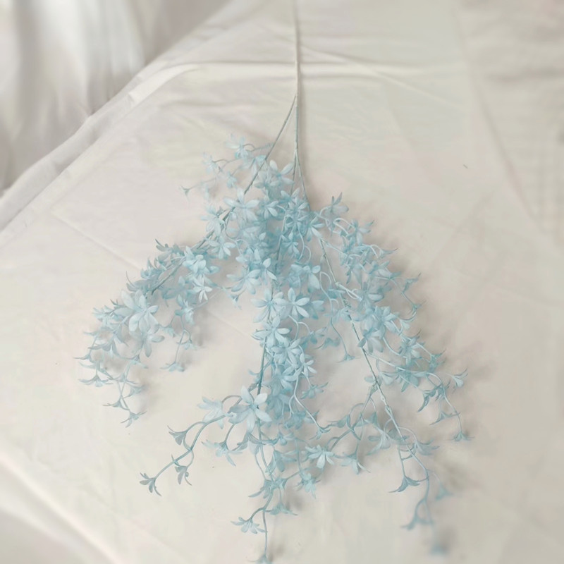 Wholesale artificial flower plastic Wen Xin Orchid Wedding auditorium banquet decoration plastic spray color artificial flower photography props shooting