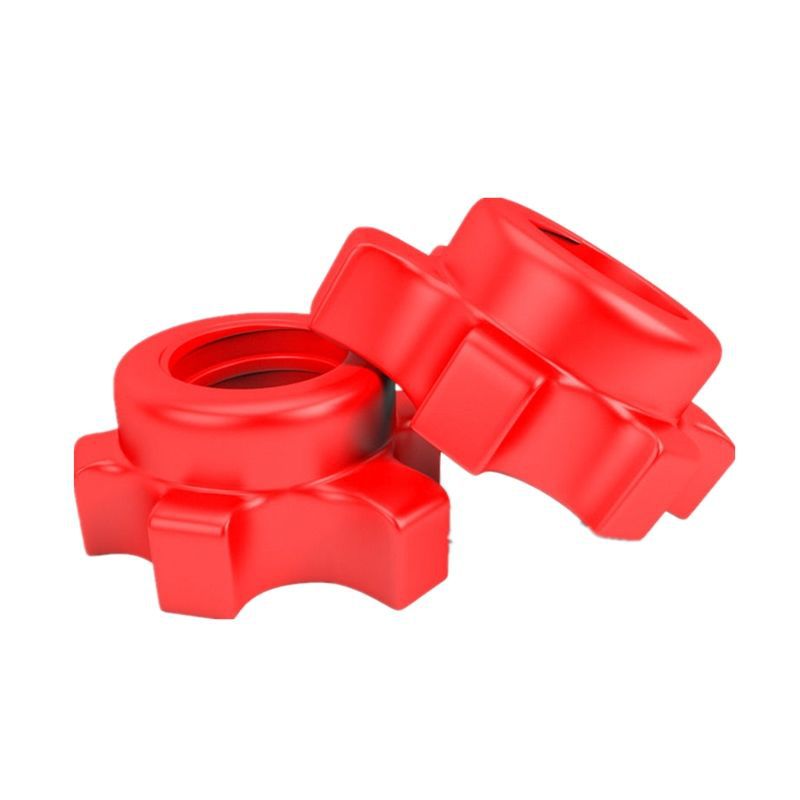 Поставка завода пластиковая гайка экологически чистые аксессуары для гантелей инъекционная гайка фиксирующая шестиугольная гайка