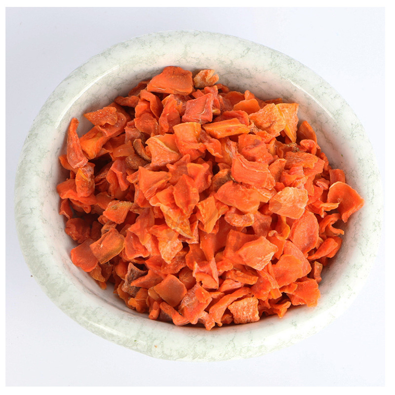 Manufacturer Processes Dehydrated Carrot Granules, Hot Air Drying Vegetable Granules, Instant Noodle Companion Carrot Granules