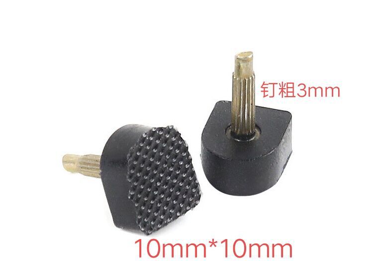 High-heeled spikes heel out-of-face repair shoes material accessories leather shoes skin wear-resistant mute thick and thin core heel