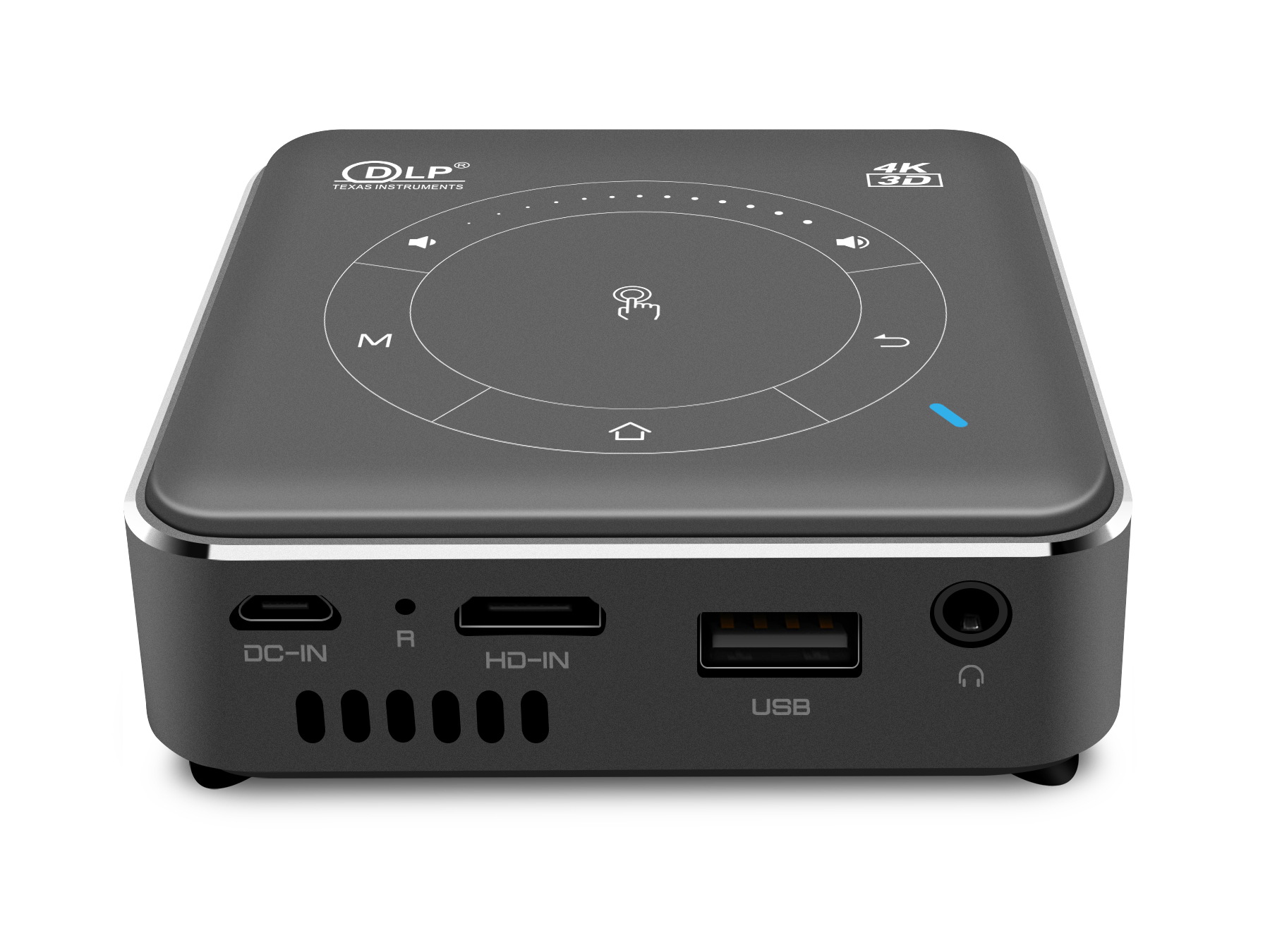 New Flap Pocket Pants Small P11 Projector 2g 16g HDMI Input Supports 3D Mobile Phone Simultaneous Frequency 4K Video Decoding