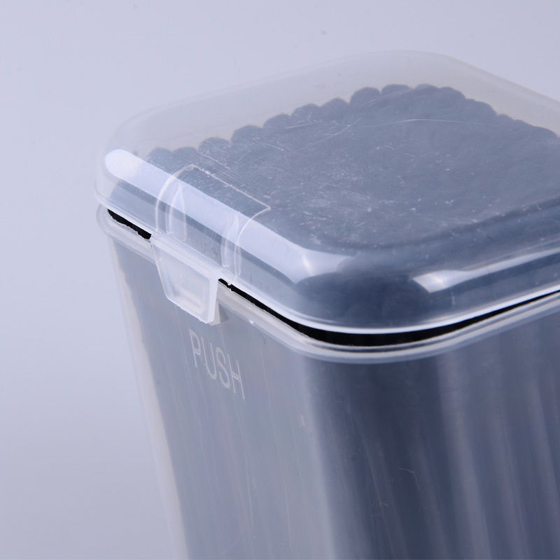 Japan imported black cotton swab double 180 boxed ear cotton swab spiral gourd head makeup cotton swab