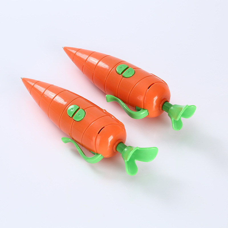 Cartoon Carrot Recording Pen, Learnable Writing Ballpoint Pen, Novel and Creative Early Education Story Machine Toy, Educational