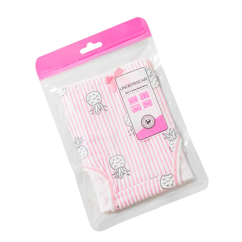 Underwear Bag Self-Sealing Packaging Bag 1 to 5 Pieces Gift Bag Half Opening High-End Universal Storage Underwear Bag Packaging