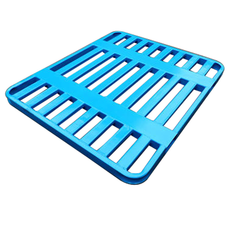 Round Corner plastic spraying double-layer tray right angle plastic spraying light tray bagged flour cargo iron forklift tray