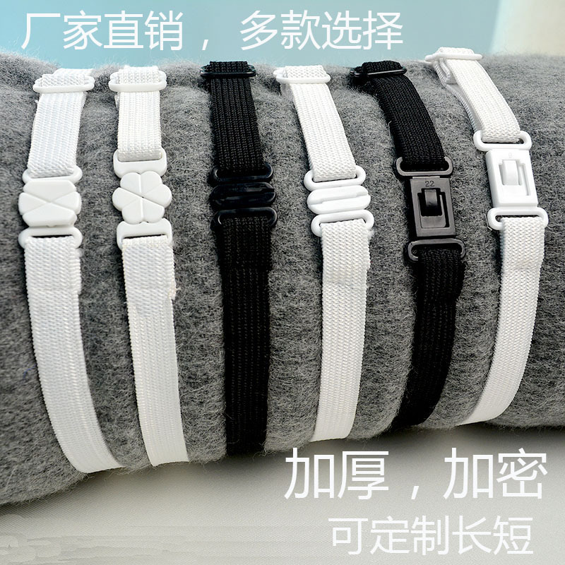 Collar bow tie black white elastic rubber band buckle knife buckle adjustment elastic band extension belt JK extension belt