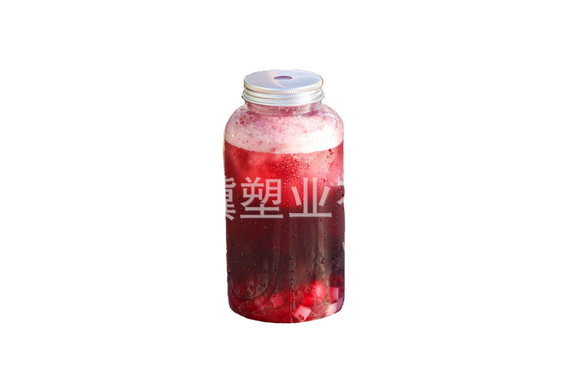 53 Mouth Beverage Bottle Straight Pet Bottle 650Ml500Ml 450ml 400ml Milk Tea Bottle Plastic Can