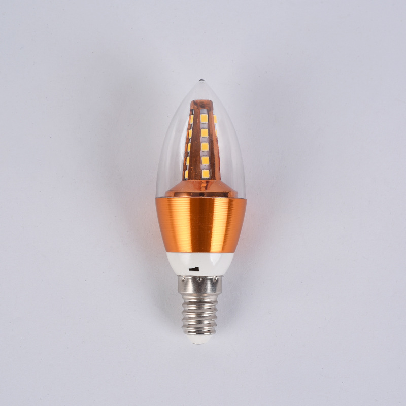 led candle bulb e14 small screw bright sharp bubble pull tail crystal chandelier e27 large screw home warm light source