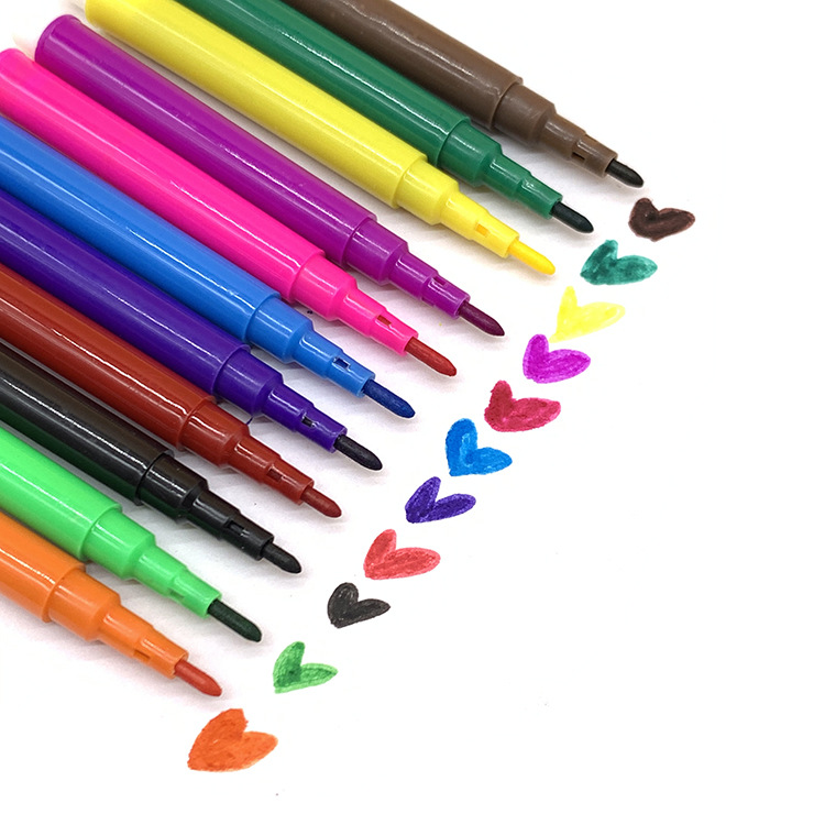 Children's mini washable watercolor pen bag manufacturers wholesale 101,3,4 Pack, 5 Pack, 6 Pack