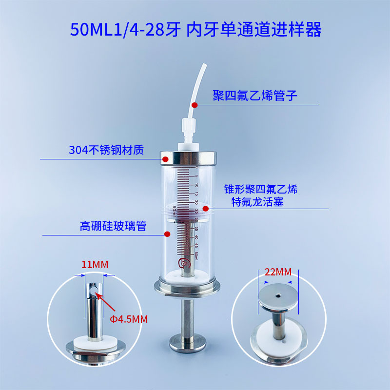 50ml air tight high precision chromatography gas liquid phase micro injector injector injector syringe syringe pump